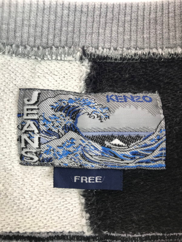 【中古品】【メンズ】 KENZO JEANS ケンゾー ジーンズ 90's SWEAT 90年代 スウェット トレーナー トップス 141-251211-rt-02-tag サイズ：F カラー：グyレー 万代Net店