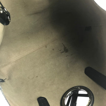 【中古品】【レディース】 FENDI フェンディ LOGO LEATHER TOTE BAG 8BH348 ロゴ レザー トートバッグ カバン 180-251212-yy-03-tag カラー：ブラック 万代Net店