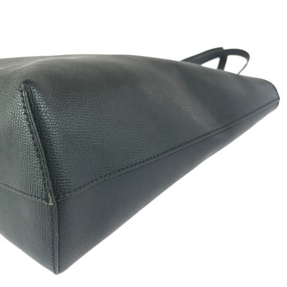 【中古品】【レディース】 FENDI フェンディ LOGO LEATHER TOTE BAG 8BH348 ロゴ レザー トートバッグ カバン 180-251212-yy-03-tag カラー：ブラック 万代Net店