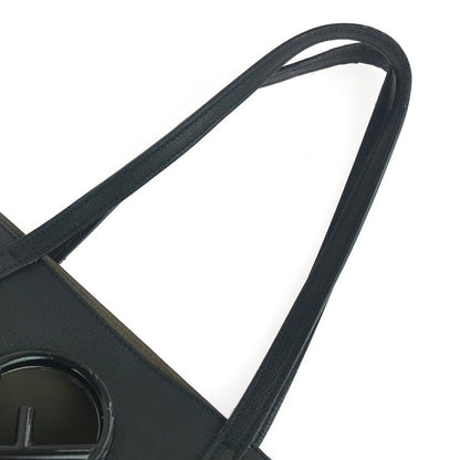 【中古品】【レディース】 FENDI フェンディ LOGO LEATHER TOTE BAG 8BH348 ロゴ レザー トートバッグ カバン 180-251212-yy-03-tag カラー：ブラック 万代Net店