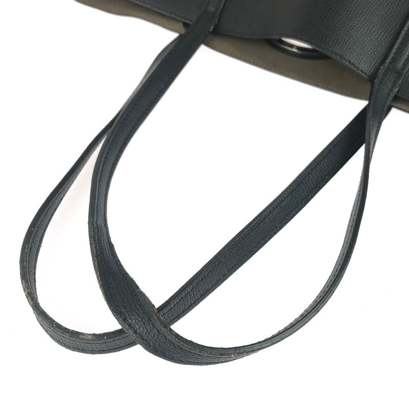 【中古品】【レディース】 FENDI フェンディ LOGO LEATHER TOTE BAG 8BH348 ロゴ レザー トートバッグ カバン 180-251212-yy-03-tag カラー：ブラック 万代Net店