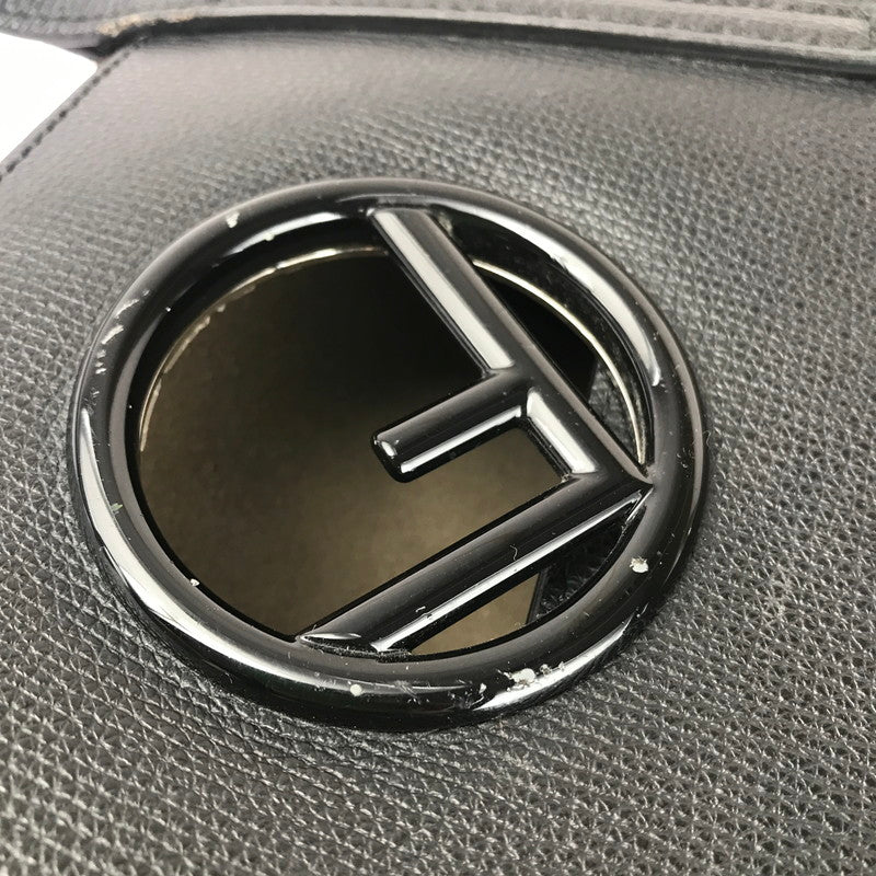 【中古品】【レディース】 FENDI フェンディ LOGO LEATHER TOTE BAG 8BH348 ロゴ レザー トートバッグ カバン 180-251212-yy-03-tag カラー：ブラック 万代Net店