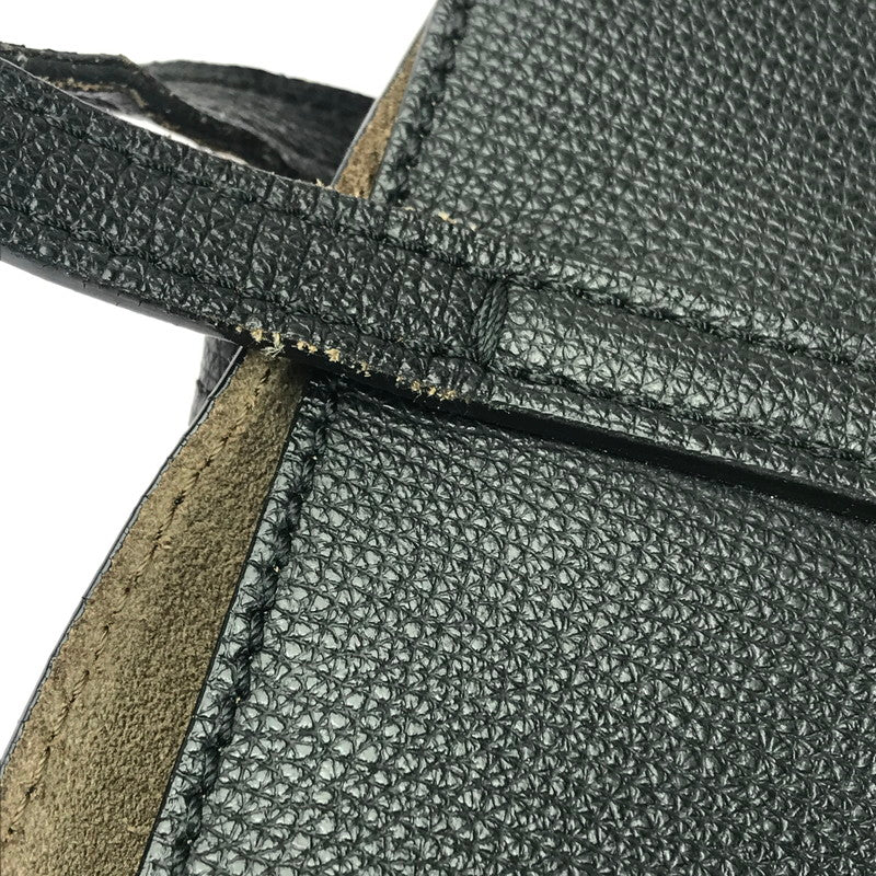 【中古品】【レディース】 FENDI フェンディ LOGO LEATHER TOTE BAG 8BH348 ロゴ レザー トートバッグ カバン 180-251212-yy-03-tag カラー：ブラック 万代Net店