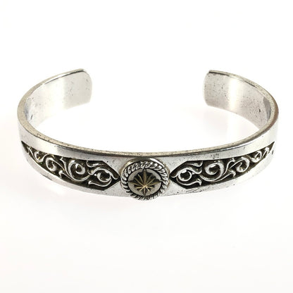 【中古品】【メンズ】 SAAD サード SV925 唐草 太陽神バングル アクセサリー 191-251217-na-03-tag カラー：シルバー 万代Net店