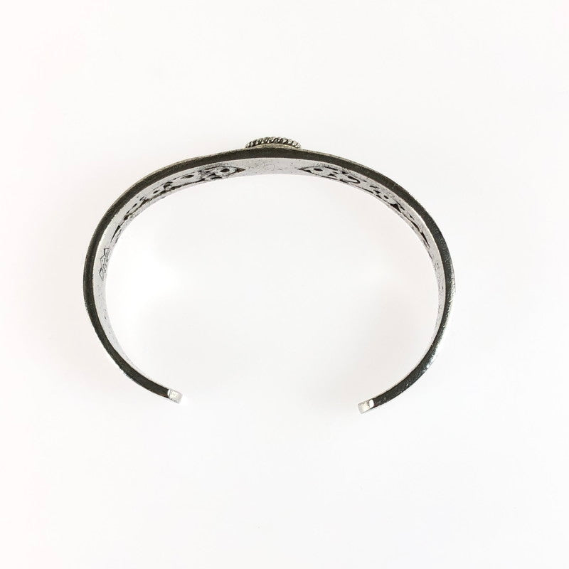 【中古品】【メンズ】 SAAD サード SV925 唐草 太陽神バングル アクセサリー 191-251217-na-03-tag カラー：シルバー 万代Net店