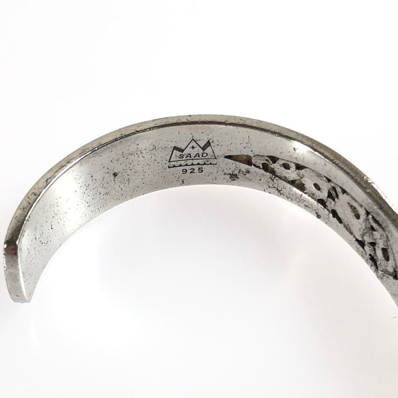 【中古品】【メンズ】 SAAD サード SV925 唐草 太陽神バングル アクセサリー 191-251217-na-03-tag カラー：シルバー 万代Net店