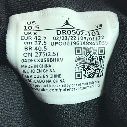 【中古美品】【メンズ】 NIKE ナイキ AIR JORDAN 1 LOW HOMAGE TO HOME DR0502-101 エア ジョーダン 1 ロースニーカー 靴 160-251211-rt-14-tag サイズ：27.5cm US 10.5 カラー：WHITE/BLACK 万代Net店