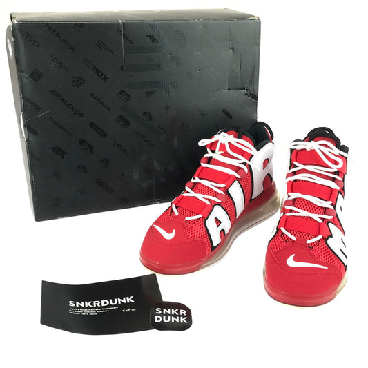 【中古品】【メンズ】 NIKE ナイキ AIR MORE UPTEMPO 720 UNIVERSITY RED CJ3662-600 エア モア アップテンポ 720 スニーカー 靴 160-251211-rt-16-tag サイズ：27.5cm US 9.5 カラー：UNIVERSITY RED/WHITE 万代Net店