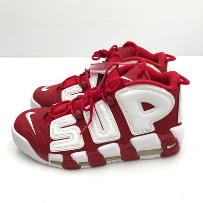【中古美品】【メンズ】 NIKE ナイキ × SUPREME シュプリーム コラボ AIR MORE UPTEMPO 902290-600 エア モア アップテンポ スニーカー 靴 160-251212-yy-17-tag サイズ：27.5cm/US9.5 カラー：VARSITY RED/WHITE 万代Net店