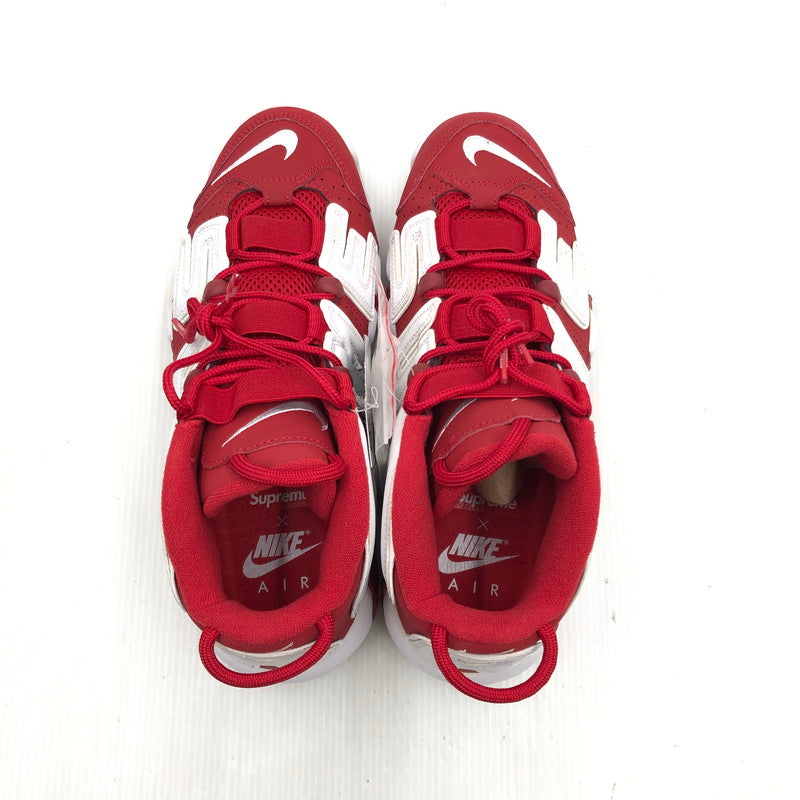 【中古美品】【メンズ】 NIKE ナイキ × SUPREME シュプリーム コラボ AIR MORE UPTEMPO 902290-600 エア モア アップテンポ スニーカー 靴 160-251212-yy-17-tag サイズ：27.5cm/US9.5 カラー：VARSITY RED/WHITE 万代Net店