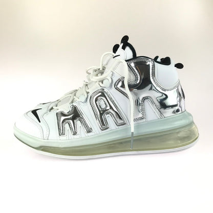 【中古品】【メンズ】 NIKE ナイキ AIR MORE UPTEMPO 720 CHROME BQ7668-100 エア モア アップテンポ720 スニーカー 靴 160-251217-rt-18-tag サイズ：27.5cm US9.5 カラー：WHITE/CHROME-BLACK 万代Net店
