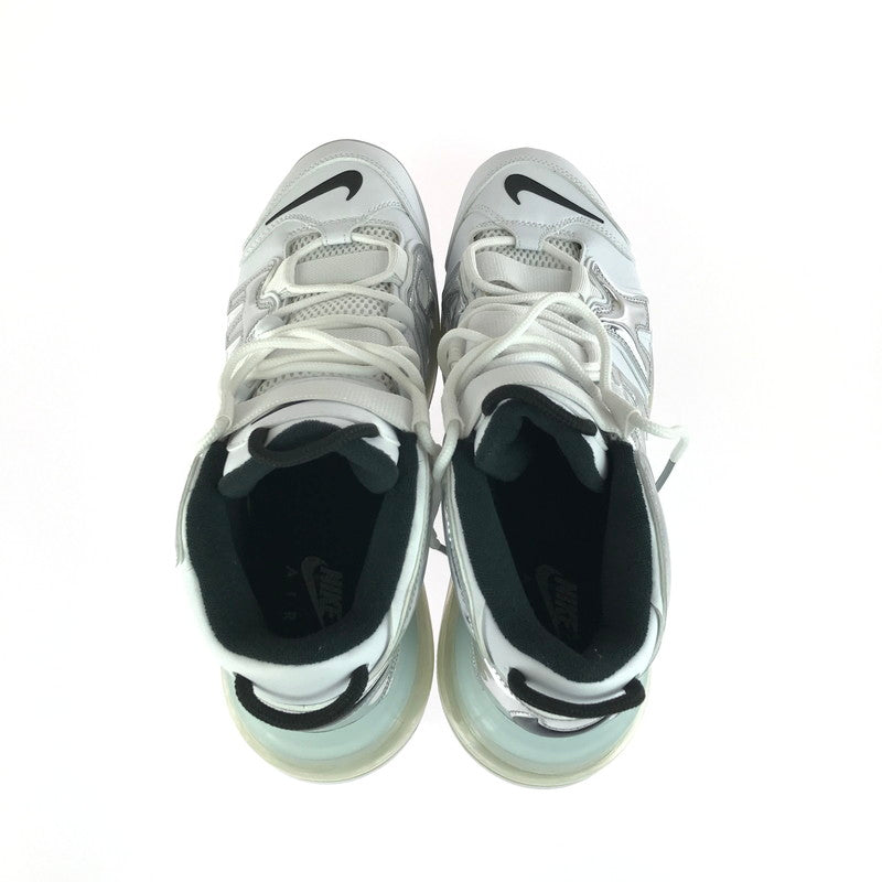 【中古品】【メンズ】 NIKE ナイキ AIR MORE UPTEMPO 720 CHROME BQ7668-100 エア モア アップテンポ720 スニーカー 靴 160-251217-rt-18-tag サイズ：27.5cm US9.5 カラー：WHITE/CHROME-BLACK 万代Net店