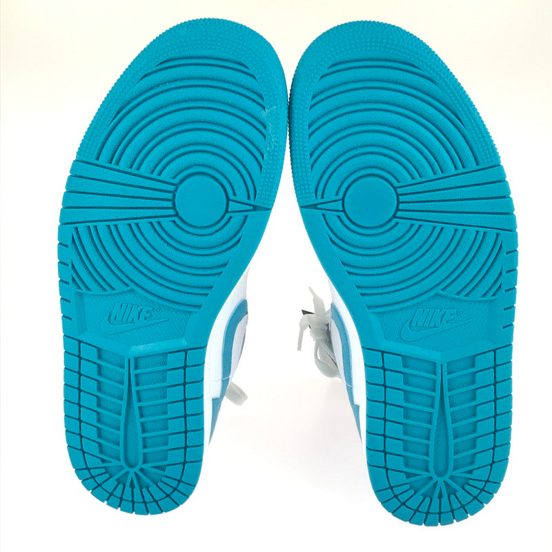 【中古美品】【メンズ】 NIKE ナイキ AIR JORDAN 1 LOW 553558-174 エアジョーダン 1 ロー スニーカー 靴 160-251211-rt-12-tag サイズ：27.5cm US 9.5 カラー：WHITE/CELESTIAL GOLD-AQUATONE 万代Net店