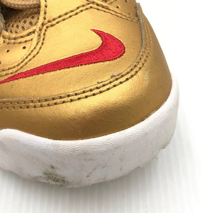 【中古品】【メンズ】 NIKE ナイキ × SUPREME シュプリーム コラボ AIR MORE UPTEMPO 902290-700 エア モア アップテンポ スニーカー 靴 160-251212-yy-16-tag サイズ：27.5cm/US9.5 カラー：METALLIC GOLD/WHITE 万代Net店