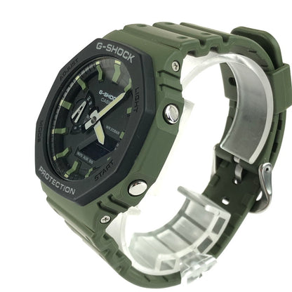 【中古品】【メンズ】 G-SHOCK ジーショック ANALOG DIGITAL GA-2110SU-3AJF アナログ デジタル クォーツ腕時計 196-251217-na-06-tag カラー：カーキ系 万代Net店