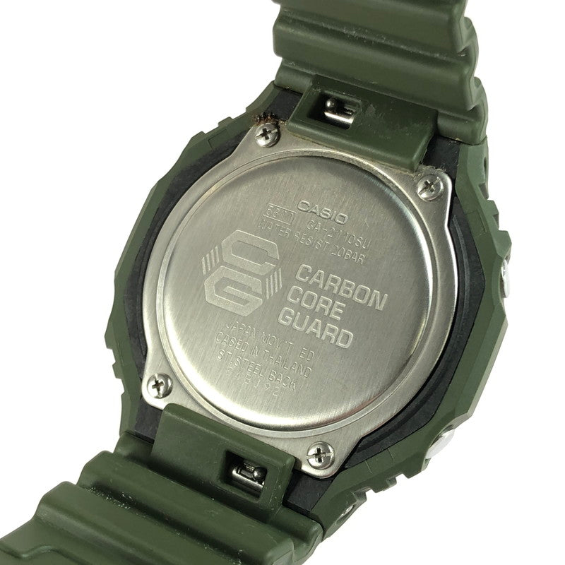 【中古品】【メンズ】 G-SHOCK ジーショック ANALOG DIGITAL GA-2110SU-3AJF アナログ デジタル クォーツ腕時計 196-251217-na-06-tag カラー：カーキ系 万代Net店