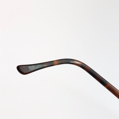 【中古品】【メンズ】 Ray-Ban レイバン CLUBMASTER SUNGLASSES W1117 クラブマスター サングラス BAUSCH ＆ LOMB社製 ボシュロム アイウェア アクセサリー 度入り 203-251217-na-08-tag カラー：ブラウン系 万代Net店