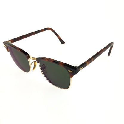 【中古品】【メンズ】 Ray-Ban レイバン CLUBMASTER SUNGLASSES W1117 クラブマスター サングラス BAUSCH ＆ LOMB社製 ボシュロム アイウェア アクセサリー 度入り 203-251217-na-08-tag カラー：ブラウン系 万代Net店