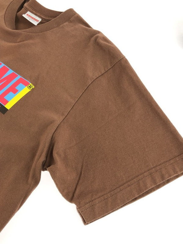 【中古品】【メンズ】 Supreme シュプリーム 20SS ALL OVER TEE 20年春夏 オールオーバー 半袖Tシャツ トップス 149-251229-rt-03-tag サイズ：L カラー：ブラウン 万代Net店