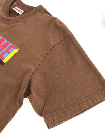 【中古品】【メンズ】 Supreme シュプリーム 20SS ALL OVER TEE 20年春夏 オールオーバー 半袖Tシャツ トップス 149-251229-rt-03-tag サイズ：L カラー：ブラウン 万代Net店