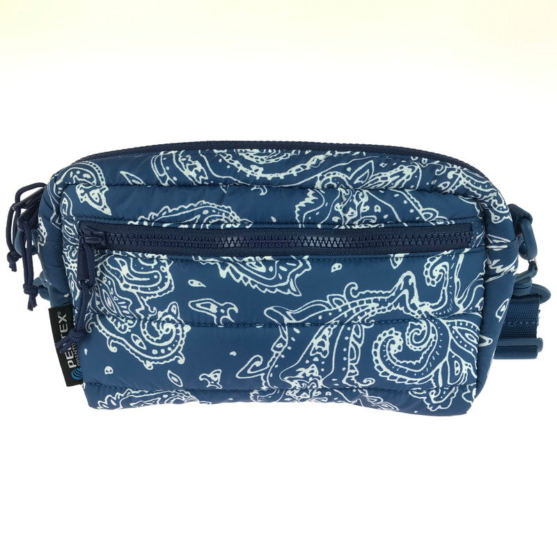 【中古品】【メンズ】 Supreme シュプリーム 22AW PUFFER SIDE BAG パファー サイド バッグ ショルダーバッグ カバン 188-260108-na-06-tag カラー：BLUE PAISLEY 万代Net店