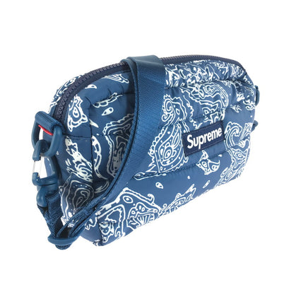 【中古品】【メンズ】 Supreme シュプリーム 22AW PUFFER SIDE BAG パファー サイド バッグ ショルダーバッグ カバン 188-260108-na-06-tag カラー：BLUE PAISLEY 万代Net店