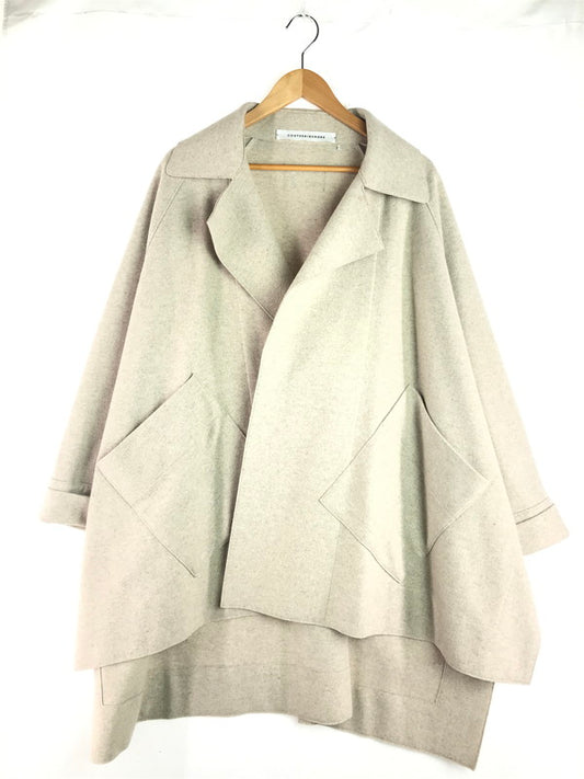 【中古品】【レディース】 COGTHEBIGSMOKE コグ ザ ビッグスモーク WOOL SQUARE COAT BEIGE 3802-203-315-1 ウール スクエア コート アウター 169-251213-rt-02-tag サイズ：表記無し 下記参照 カラー：ベージュ 万代Net店