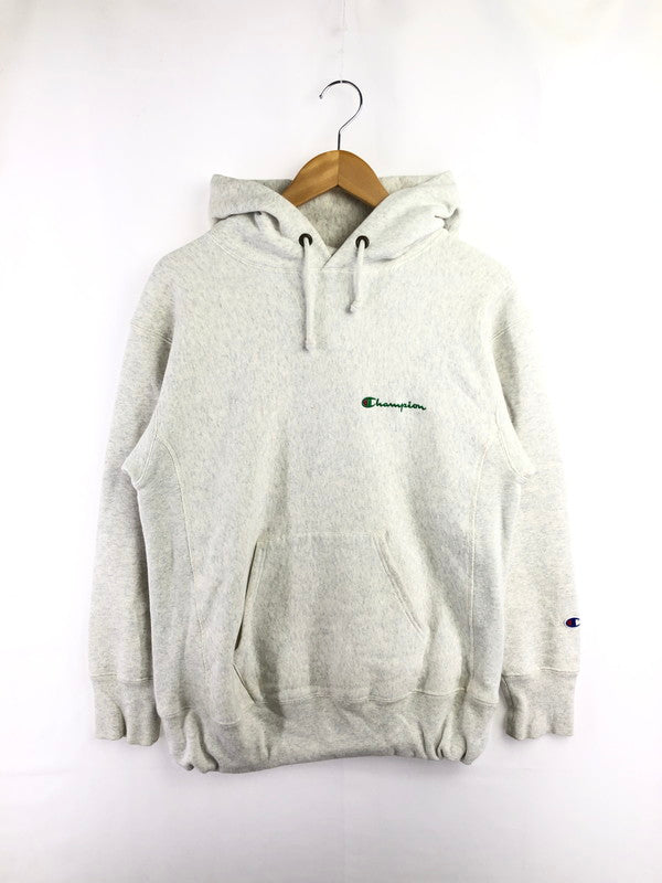 【中古品】【メンズ】 CHAMPION チャンピオン REVERSE WEAVE HOODED SWEATSHIRT C8-W121 リバースウィーブ パーカー 復刻単色タグ トップス 146-260516-rt-25-tagh サイズ：L カラー：グレー 万代Net店