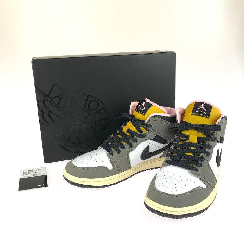 【中古品】【メンズ】 NIKE ナイキ AIR JORDAN １ MID CAVE STONE HQ2011-100 エアジョーダン1 ミッド スニーカー 靴 160-251217-rt-13-tag サイズ：27.5cm US9.5 カラー：ブラウン系 万代Net店