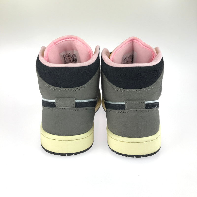 【中古品】【メンズ】 NIKE ナイキ AIR JORDAN １ MID CAVE STONE HQ2011-100 エアジョーダン1 ミッド スニーカー 靴 160-251217-rt-13-tag サイズ：27.5cm US9.5 カラー：ブラウン系 万代Net店