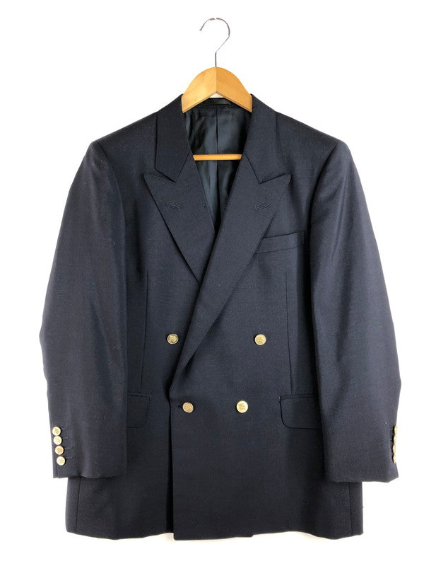 【現状渡し品】【メンズ】 Burberrys バーバリーズ メタルボタン ウール ダブルテーラードジャケット WM121-600-29 ライトアウター 141-251214-na-08-tag サイズ：表記サイズ 下記参照 カラー：ネイビー 万代Net店