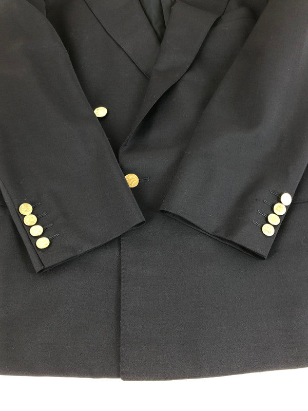 【現状渡し品】【メンズ】 Burberrys バーバリーズ メタルボタン ウール ダブルテーラードジャケット WM121-600-29 ライトアウター 141-251214-na-08-tag サイズ：表記サイズ 下記参照 カラー：ネイビー 万代Net店