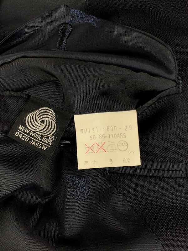 【現状渡し品】【メンズ】 Burberrys バーバリーズ メタルボタン ウール ダブルテーラードジャケット WM121-600-29 ライトアウター 141-251214-na-08-tag サイズ：表記サイズ 下記参照 カラー：ネイビー 万代Net店