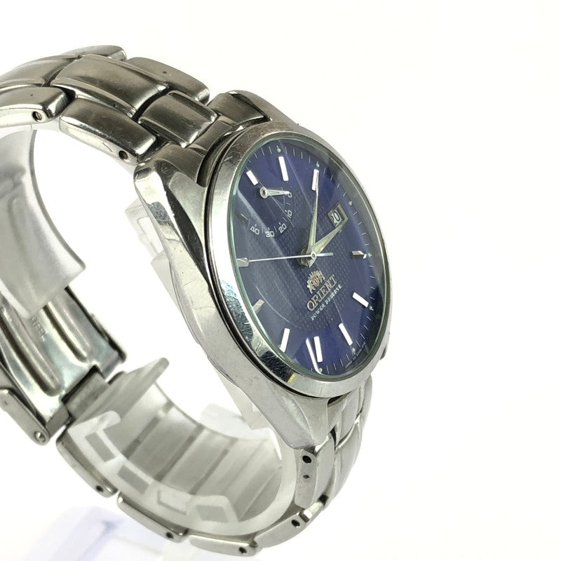 【中古品】【メンズ】 ORIENT オリエント POWER RESERVE EX0B-C0 パワー リザーブ 自動巻き 腕時計 197-251217-na-05-tag カラー：シルバー 万代Net店
