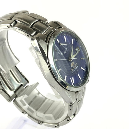 【中古品】【メンズ】 ORIENT オリエント POWER RESERVE EX0B-C0 パワー リザーブ 自動巻き 腕時計 197-251217-na-05-tag カラー：シルバー 万代Net店