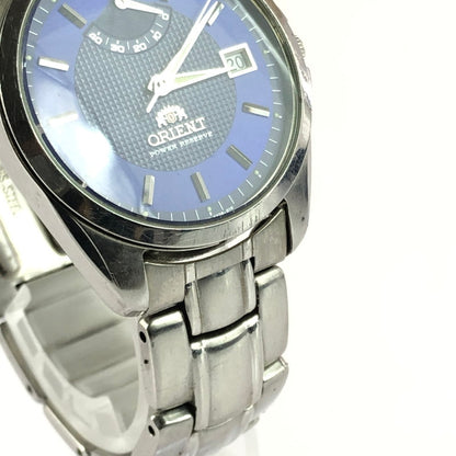 【中古品】【メンズ】 ORIENT オリエント POWER RESERVE EX0B-C0 パワー リザーブ 自動巻き 腕時計 197-251217-na-05-tag カラー：シルバー 万代Net店