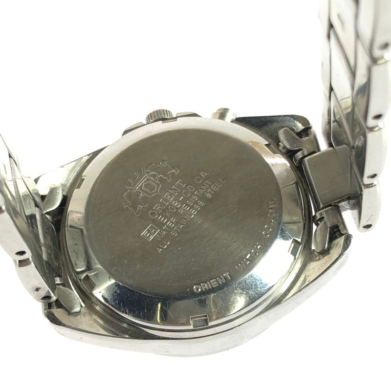 【中古品】【メンズ】 ORIENT オリエント POWER RESERVE EX0B-C0 パワー リザーブ 自動巻き 腕時計 197-251217-na-05-tag カラー：シルバー 万代Net店