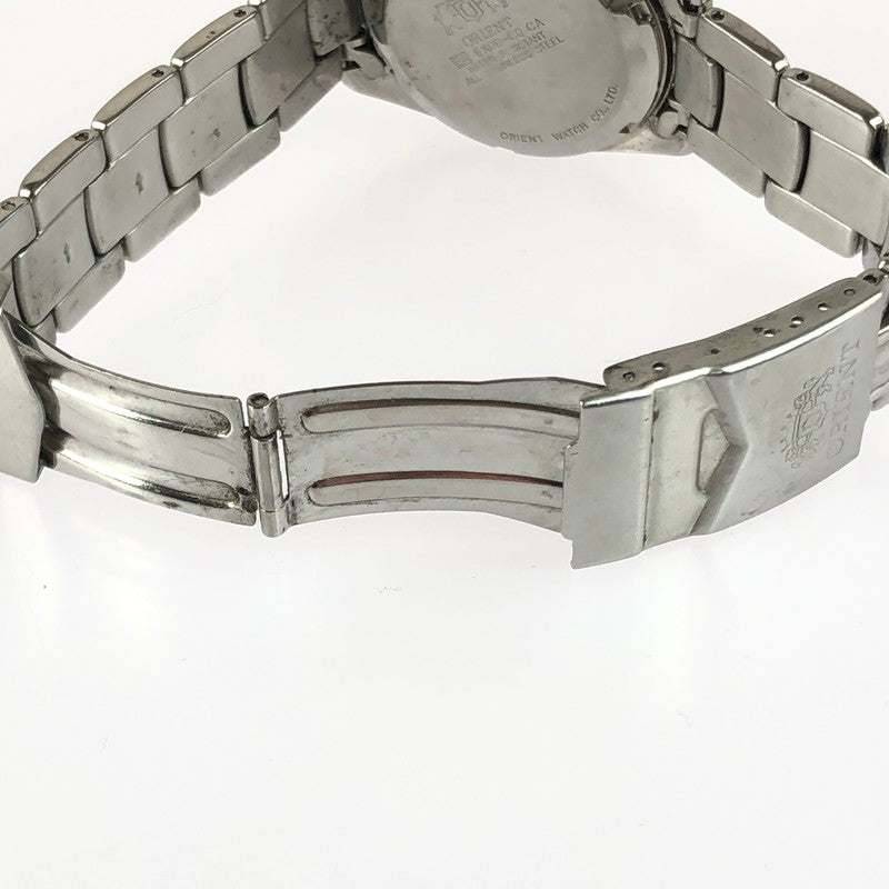 【中古品】【メンズ】 ORIENT オリエント POWER RESERVE EX0B-C0 パワー リザーブ 自動巻き 腕時計 197-251217-na-05-tag カラー：シルバー 万代Net店