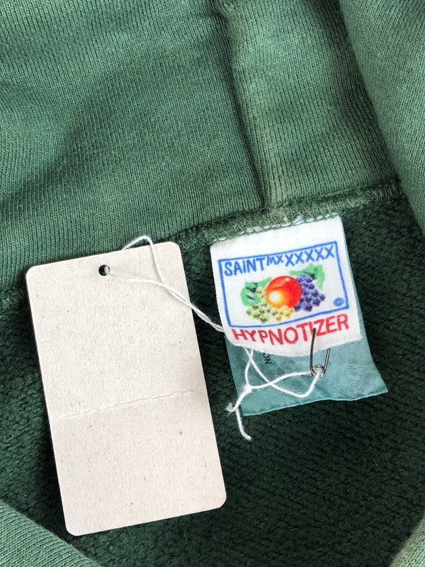 【中古品】【メンズ】 SAINT MICHAEL セントマイケル 24AW HOODIE RIBON SAINT SM-YS1-0000-040 フーディー プルオーバーパーカー 142-251214-na-04-tag サイズ：L カラー：グリーン 万代Net店