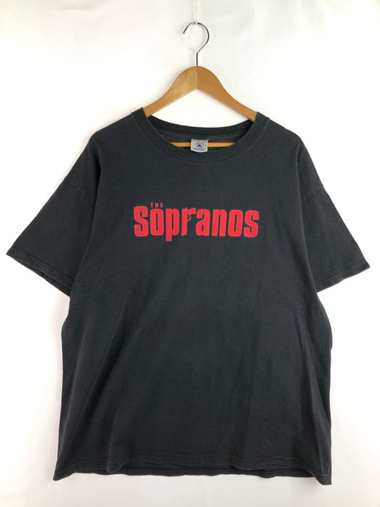 【現状渡し品】【メンズ】 DELTA デルタ 00’S THE SOPRANOS TEE 00年代 ザ ソプラノ Tシャツ 半袖Tシャツ 146-251214-na-02-tag サイズ：XL カラー：ブラック 万代Net店