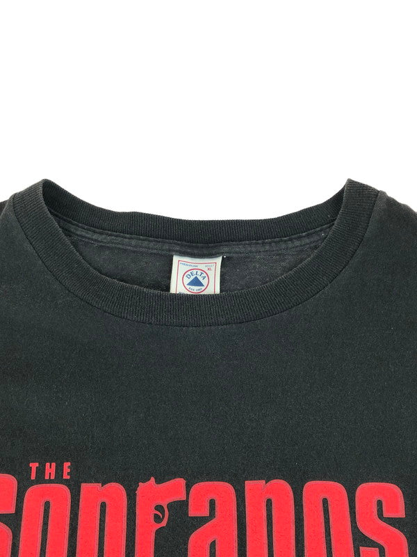 【現状渡し品】【メンズ】 DELTA デルタ 00’S THE SOPRANOS TEE 00年代 ザ ソプラノ Tシャツ 半袖Tシャツ 146-251214-na-02-tag サイズ：XL カラー：ブラック 万代Net店