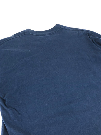 【現状渡し品】【メンズ】 ONEITA オニータ SUNFLOWER ART PRINT TEE ひまわり プリント Tシャツ UAS製 半袖Tシャツ 146-251214-na-01-tag サイズ：XL カラー：ネイビー 万代Net店