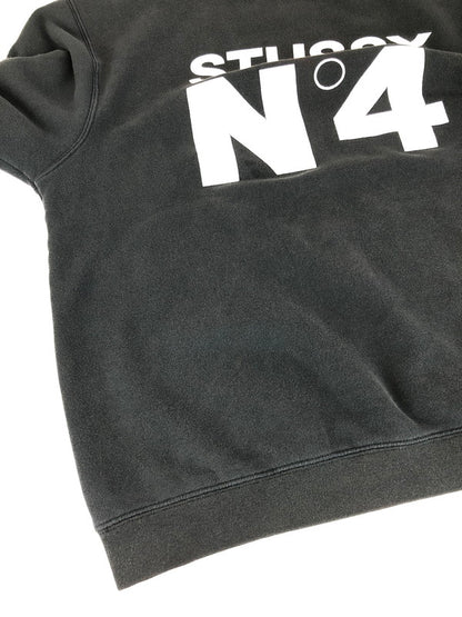 【現状渡し品】【メンズ】 OLD STUSSY オールド ステューシー 00’S LOGO PRINT SWEATSHIRT 00年代 ロゴ プリント スウェット トレーナー 142-251214-na-03-tag サイズ：XL カラー：チャコールグレー系 万代Net店