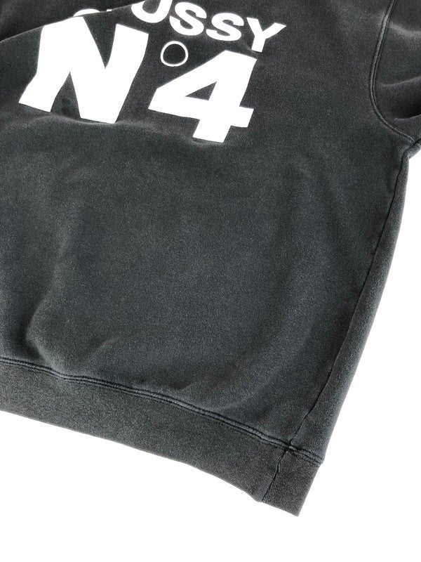 【現状渡し品】【メンズ】 OLD STUSSY オールド ステューシー 00’S LOGO PRINT SWEATSHIRT 00年代 ロゴ プリント スウェット トレーナー 142-251214-na-03-tag サイズ：XL カラー：チャコールグレー系 万代Net店