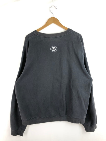 【現状渡し品】【メンズ】 OLD STUSSY オールド ステューシー 00’S LOGO PRINT SWEATSHIRT 00年代 ロゴ プリント スウェット トレーナー 142-251214-na-03-tag サイズ：XL カラー：チャコールグレー系 万代Net店