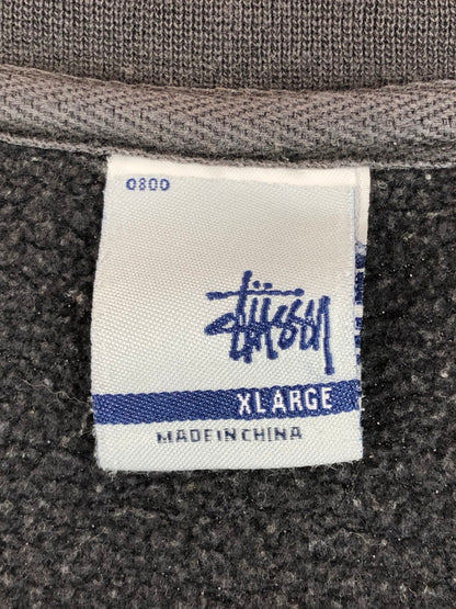 【現状渡し品】【メンズ】 OLD STUSSY オールド ステューシー 00’S LOGO PRINT SWEATSHIRT 00年代 ロゴ プリント スウェット トレーナー 142-251214-na-03-tag サイズ：XL カラー：チャコールグレー系 万代Net店