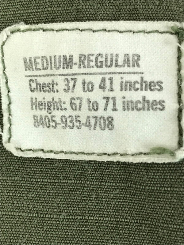 【中古品】【メンズ】 US.ARMY アメリカ軍 69年 JUNGLE FATIGUE JACKET 8405-935-4708 ジャングルファティーグジャケット アウター 146-251215-rt-10-tag サイズ：M-REGULAR カラー：カーキ 万代Net店