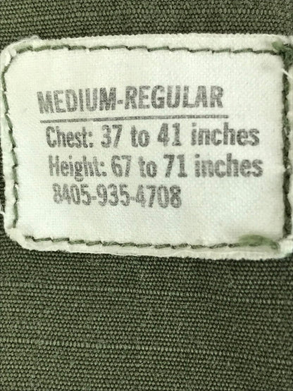 【中古品】【メンズ】 US.ARMY アメリカ軍 69年 JUNGLE FATIGUE JACKET 8405-935-4708 ジャングルファティーグジャケット アウター 146-251215-rt-10-tag サイズ：M-REGULAR カラー：カーキ 万代Net店