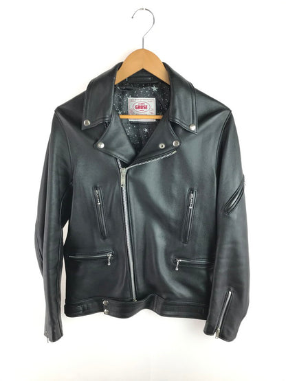 【中古品】【メンズ】 uniform experiment ユニフォームエクスペリメント × JAMES GROSE LAMB LEATHER RIDERS JACKET UE-167000 ラム レザー ライダース ジャケット 142-251215-rt-15-tag サイズ：1 カラー：ブラック 万代Net店