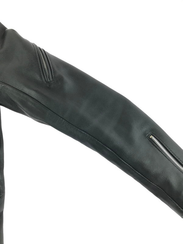 【中古品】【メンズ】 uniform experiment ユニフォームエクスペリメント × JAMES GROSE LAMB LEATHER RIDERS JACKET UE-167000 ラム レザー ライダース ジャケット 142-251215-rt-15-tag サイズ：1 カラー：ブラック 万代Net店
